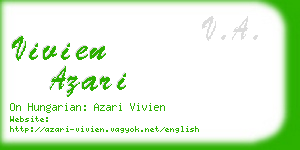 vivien azari business card